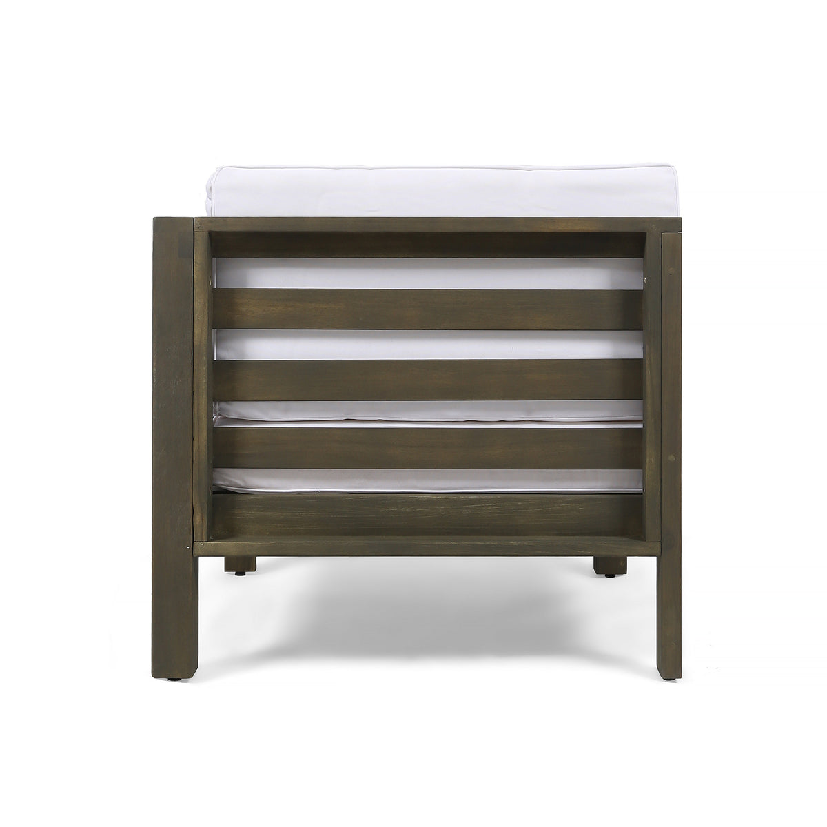 Oana R Arm Chair White Acacia Wood