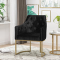 Club Chair Black Altay Velvet