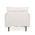 Club Chair Beige Fabric