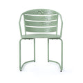 Santa Monica Bistro Set Green Iron