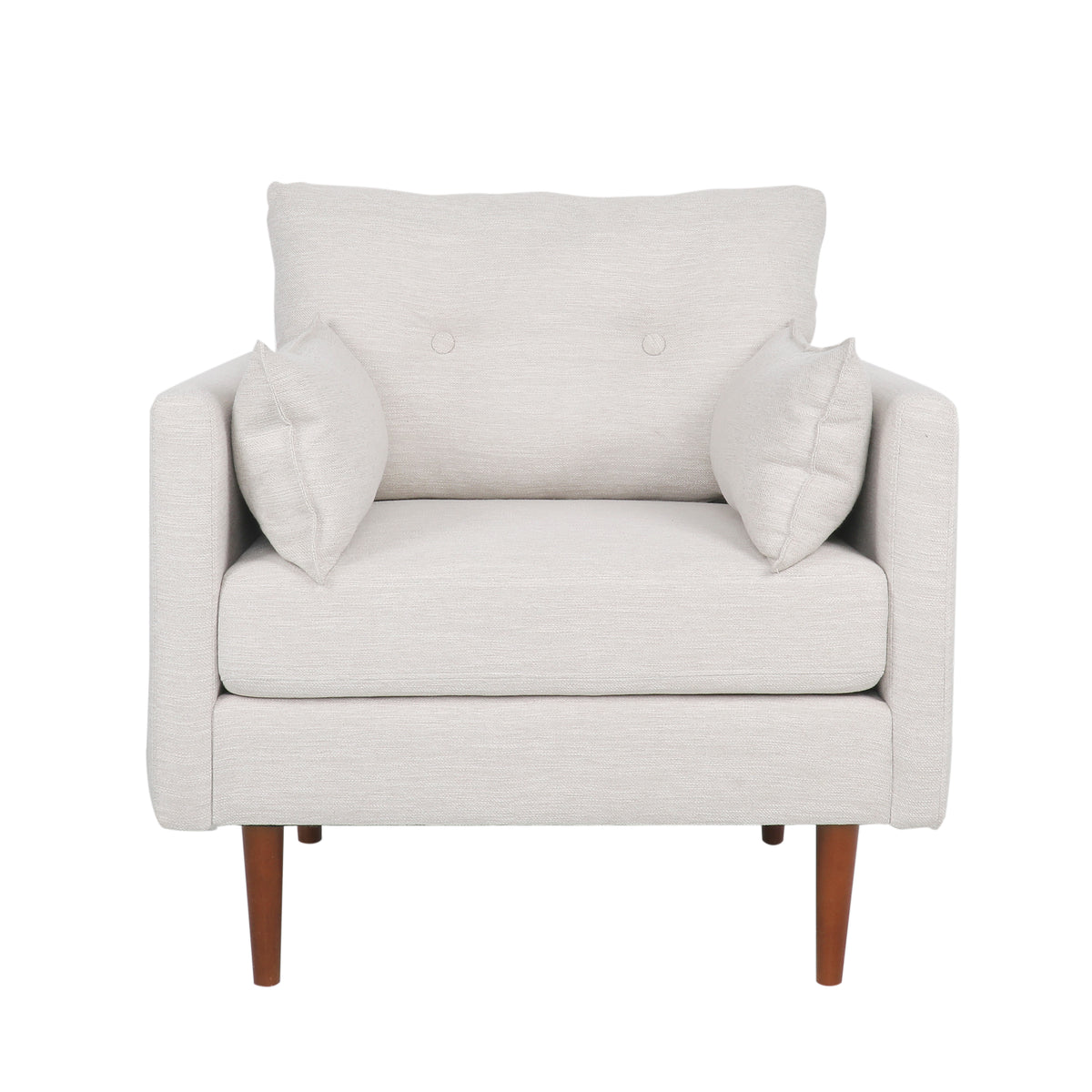 Club Chair Beige Fabric