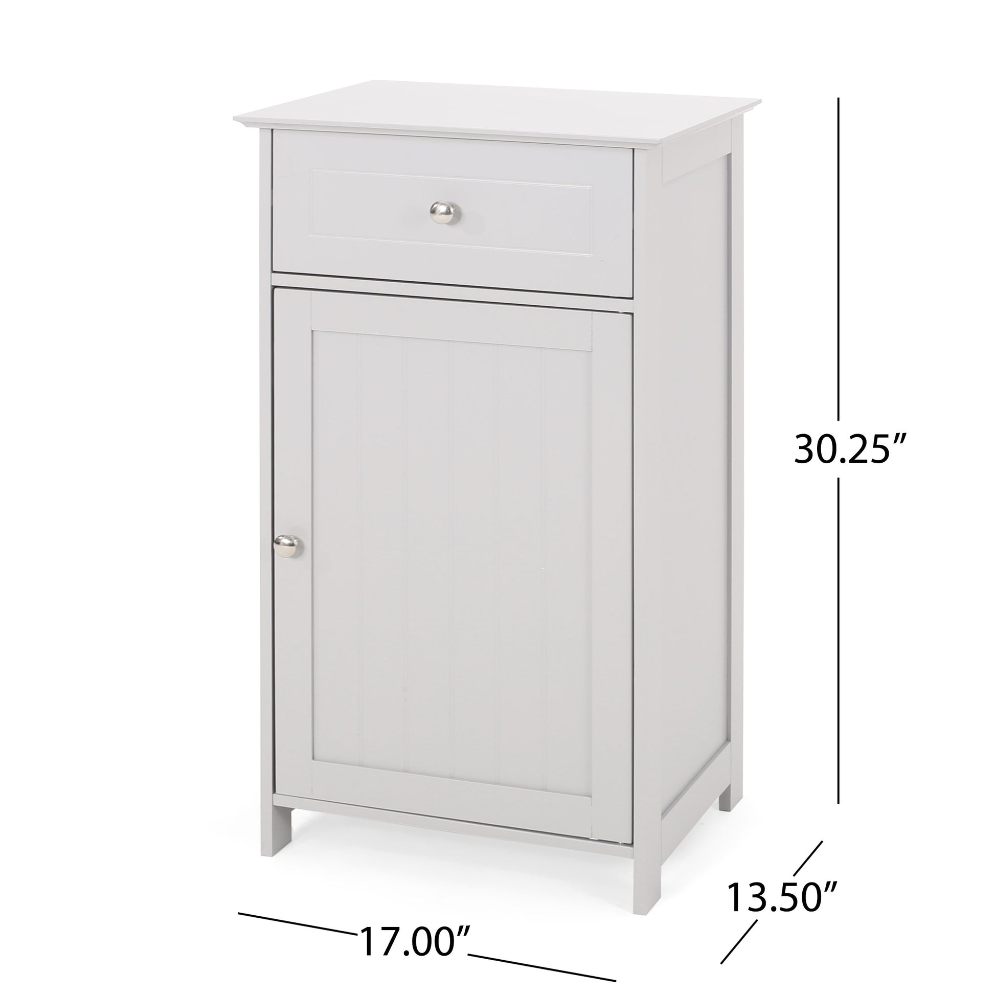 Bathroom Cabinet Light Grey Mdf