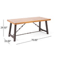 Catriona 3 Piece Wood Outdoor Dining Set Teak Acacia Wood