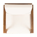Perla Club Chair Cream Acacia Wood