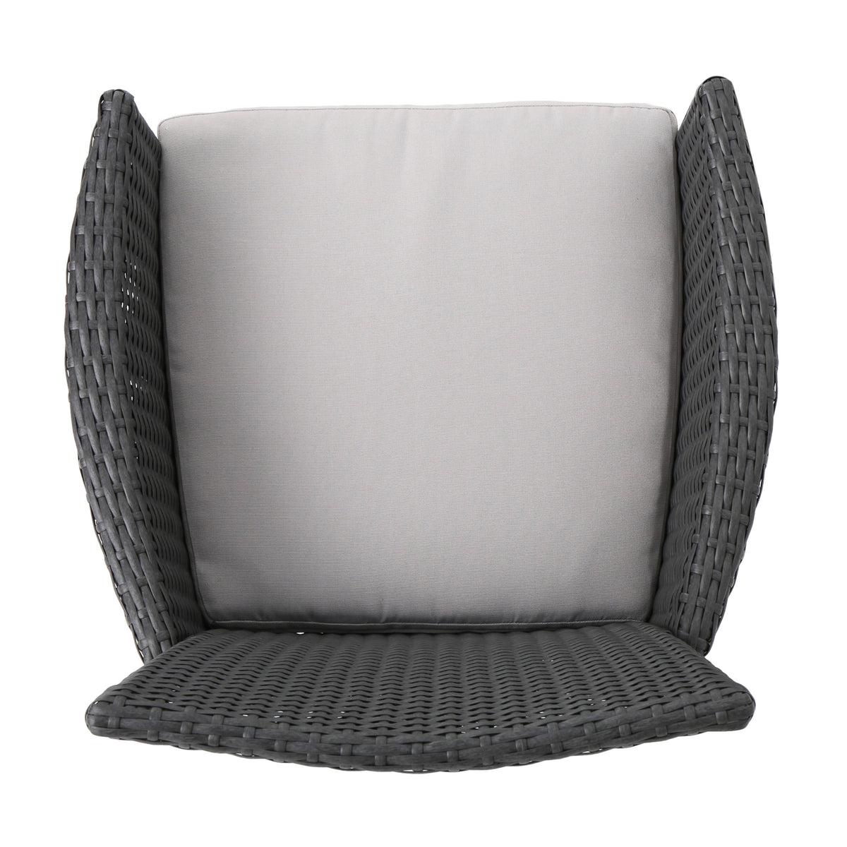 Malta Dining Chair Set Of 2 Grey Wicker
