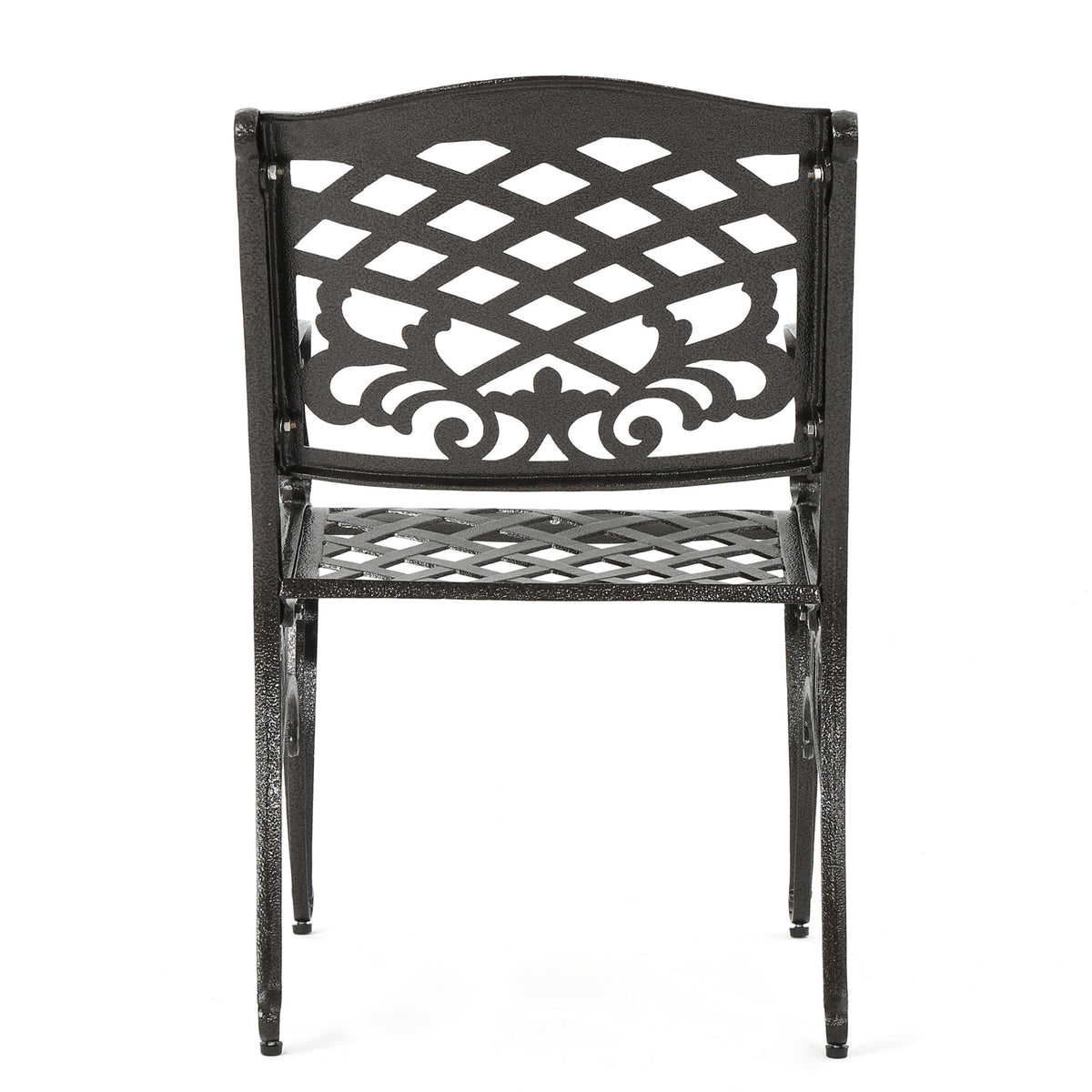 Phoenix Arm Chair Set Of 2 Bronze Aluminium