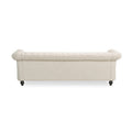 Sofa 3 Seater Beige Fabric