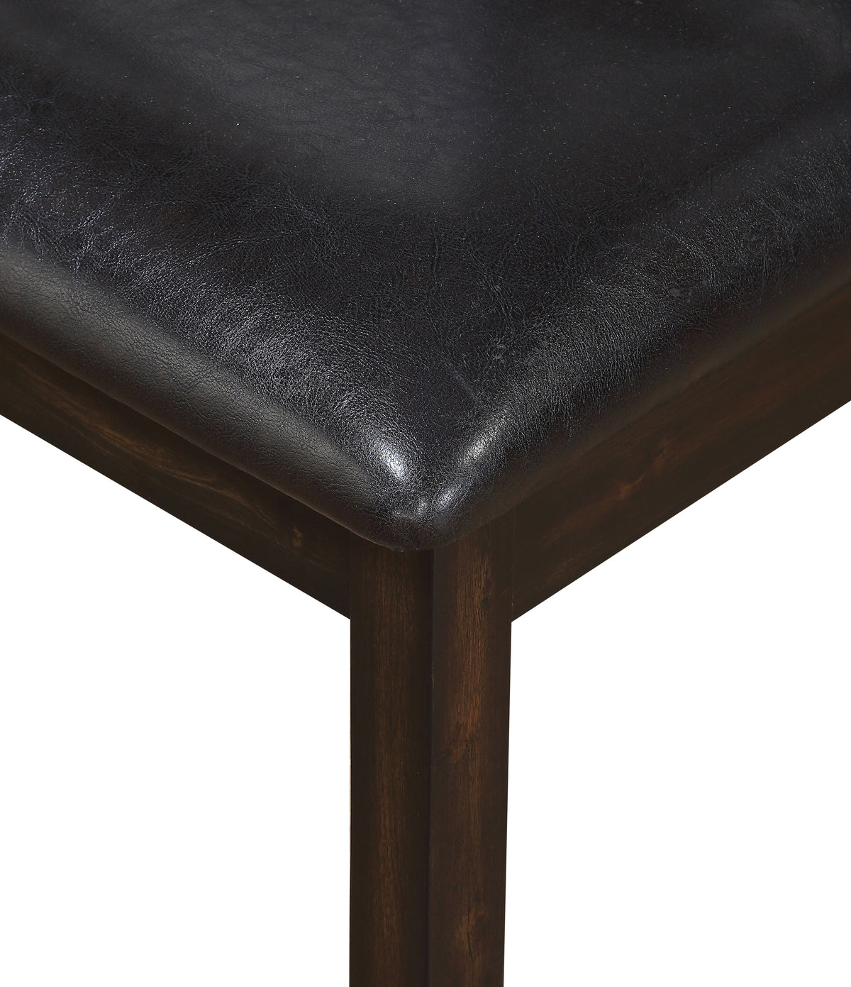 Ally Side Chair Set Of 2 Antique Charcoal Dark Brown Wood