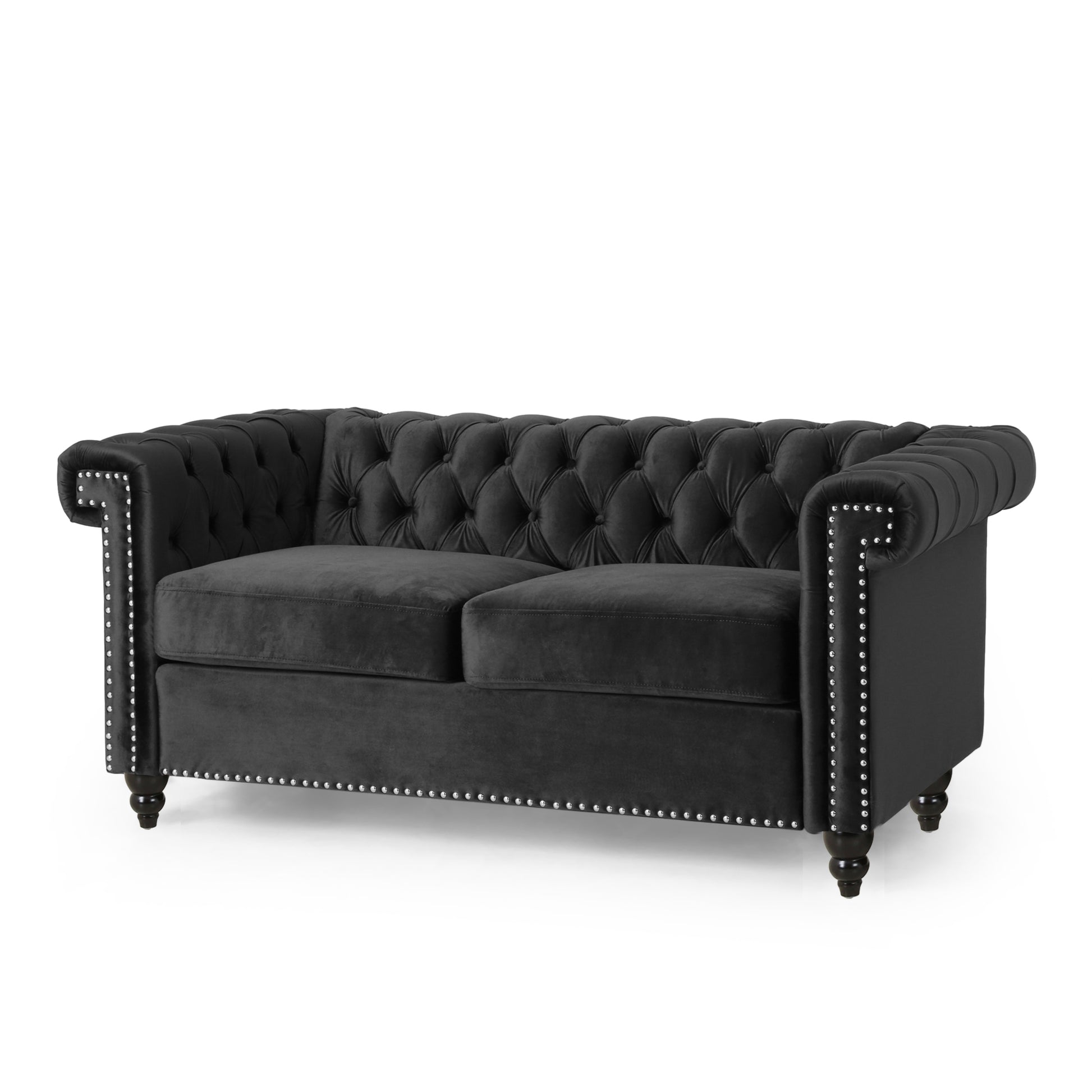 Seat Black Velvet 2 Seat