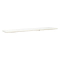 Nadine Chaise Lounge Cushion Cream Wood Waterproof Fabric
