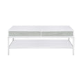 Mirage Coffee Table White White Wood