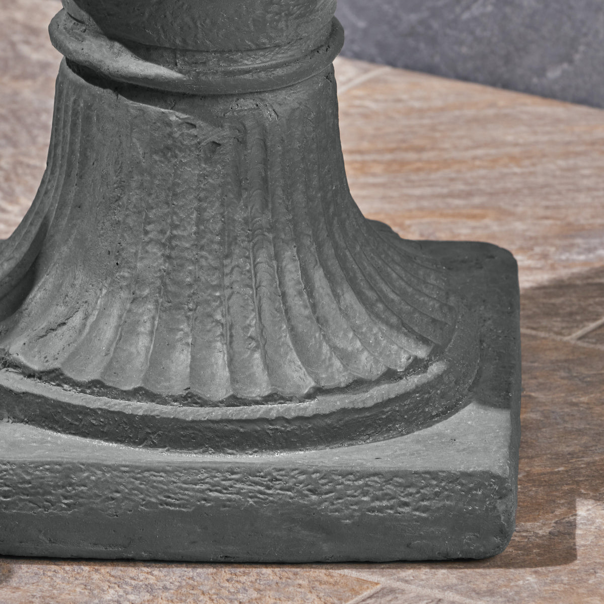 Mgo Garden Urn Planter Antique Gray Magnesium Oxide