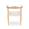 Arm Chair White Woven Rope