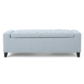 Guernsey Ottoman Blue Fabric