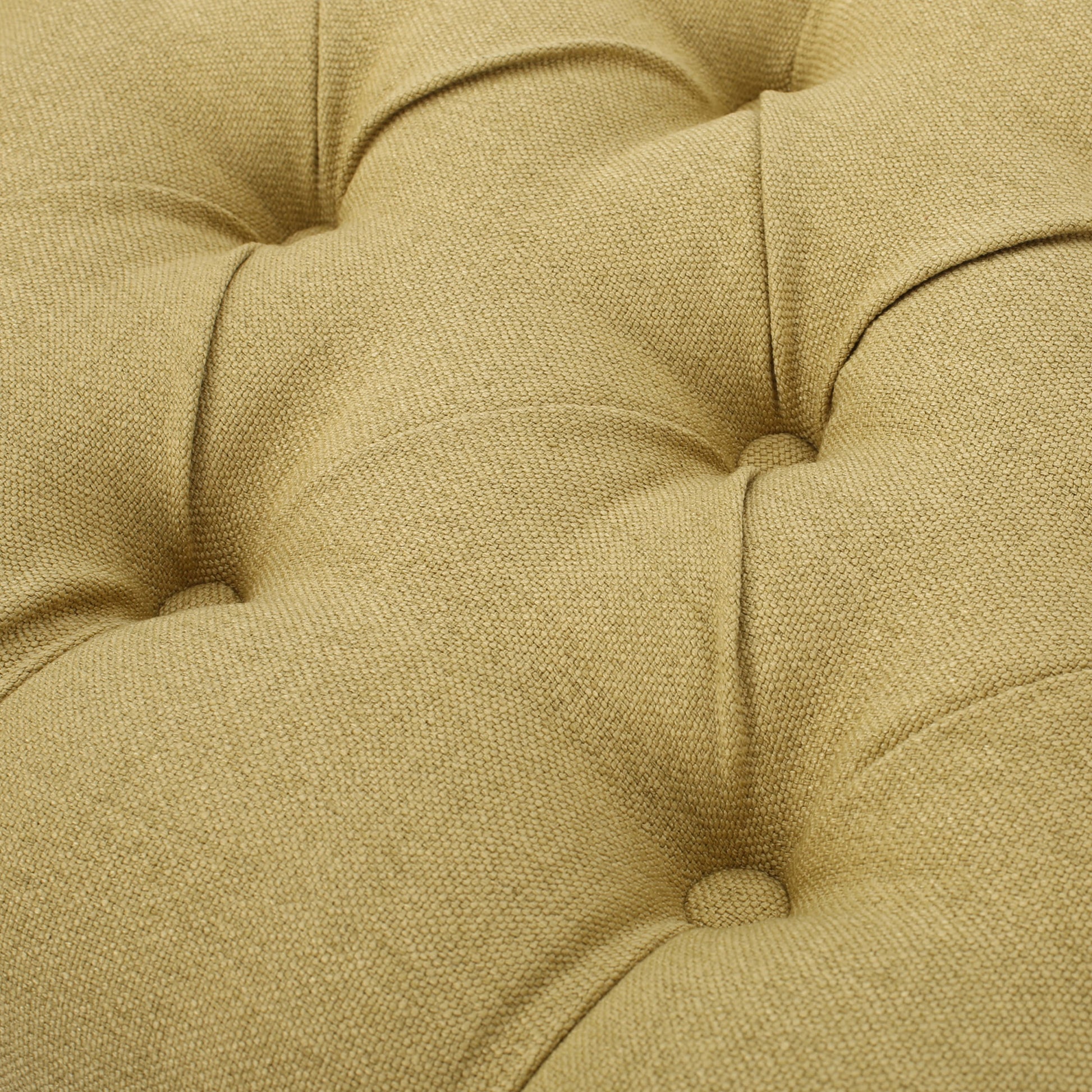 Hilton Ottoman Yellow Fabric