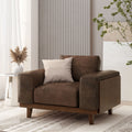 Club Chair Espresso Rubber Wood