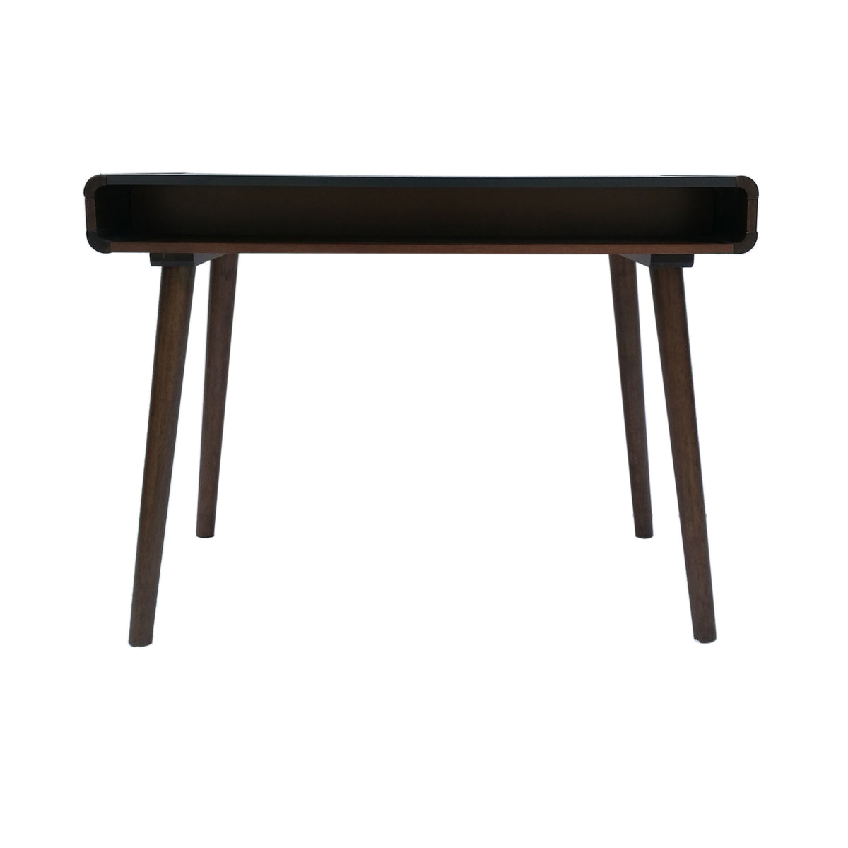 Tina Writing Desk Grey Brown Wood