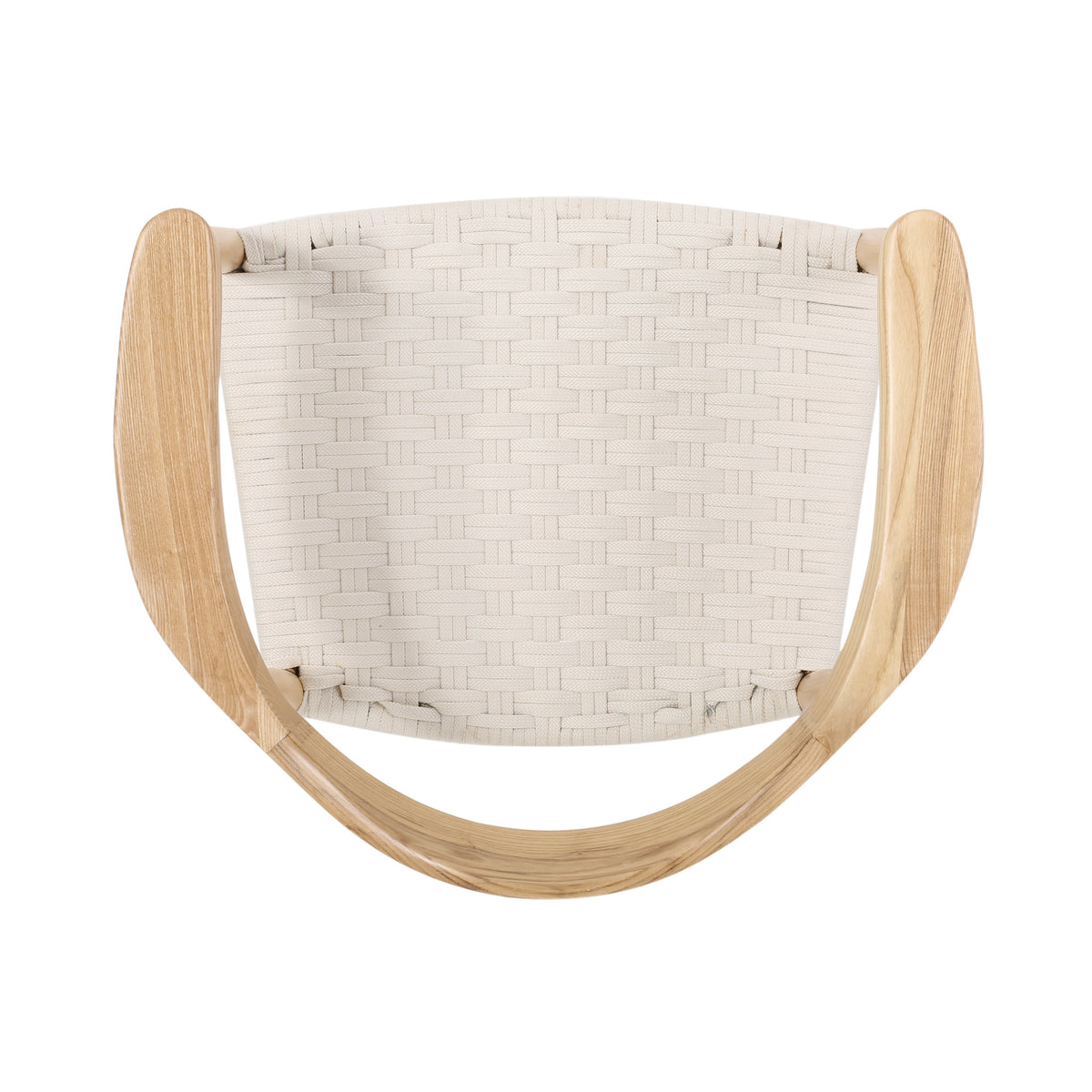 Arm Chair White Woven Rope