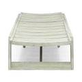 Maki Chaise Lounge Set Of 2 Grey Metal & Wood