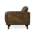 Club Chair Espresso Rubber Wood