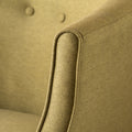 Club Chair Green Fabric