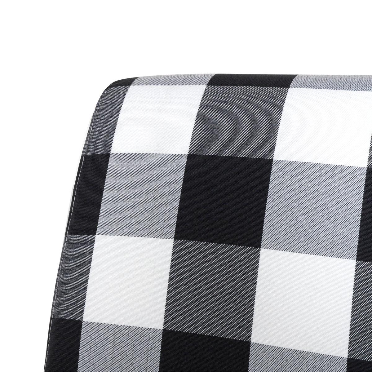 27.5" Wide Manual Club Recliner Black White Fabric