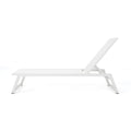 Myers Chaise Lounge Mp1 White Metal Mesh