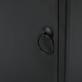 Metal Tank Holder Matte Black Iron