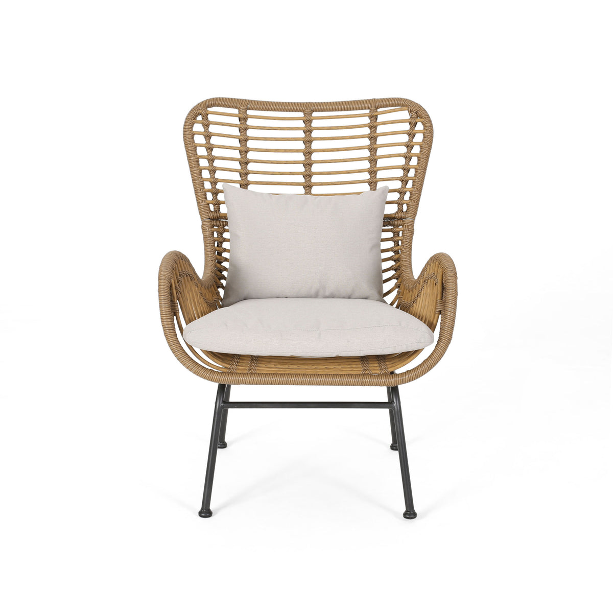 Montana Chair Beige Brown Iron Plastic