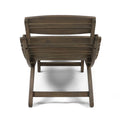 Lahaina Wood Foldable Chaise Lounge Grey Grey Wood