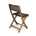 Hillside Bistro Chair,Set Of 2 Brown Wood