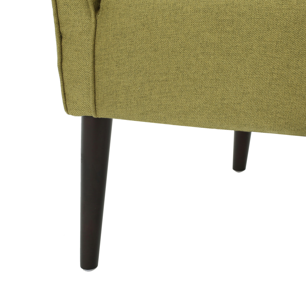 Club Chair Green Fabric